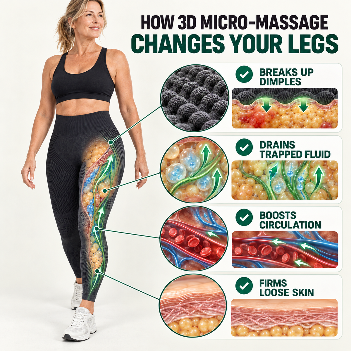 3D micro-massage mechanism.