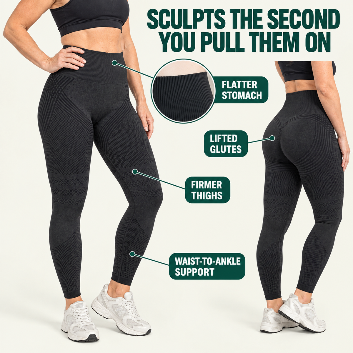 Instant waist-to-ankle sculpture.