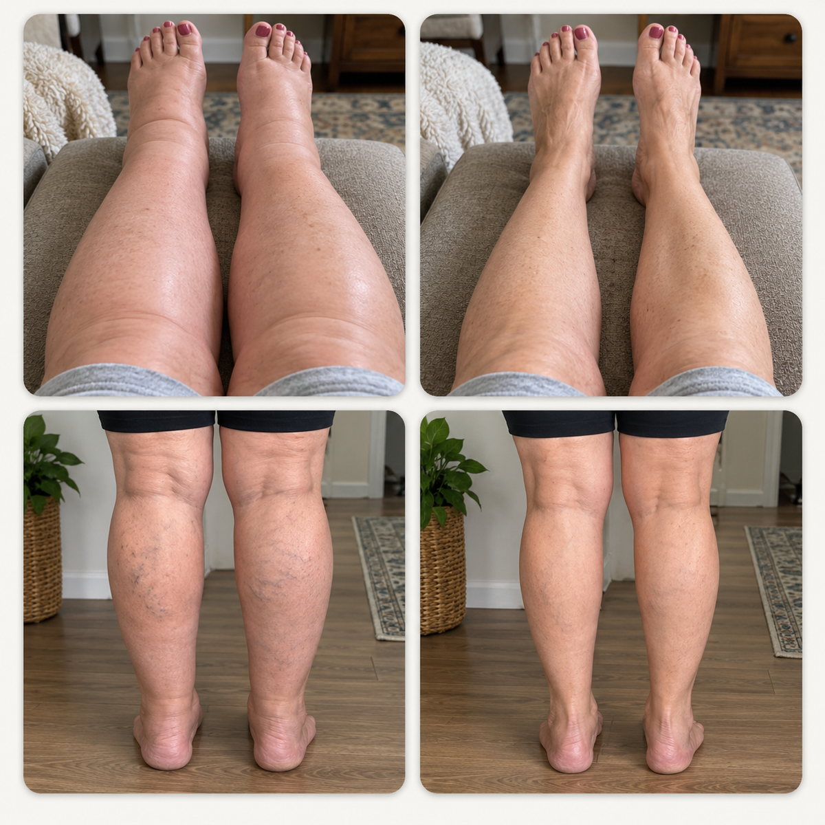 Swelling drains away
