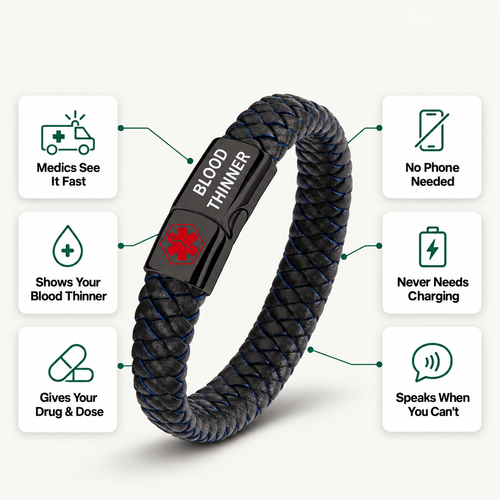 Blood Thinner Rescue Bracelet