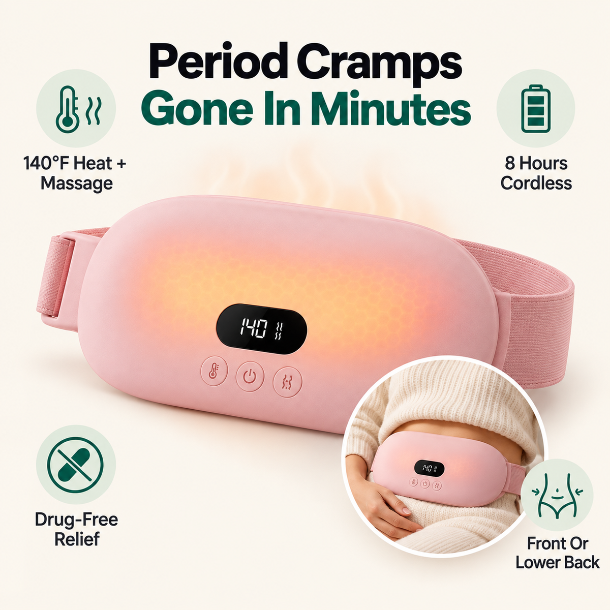 Period Pain Relief Belt