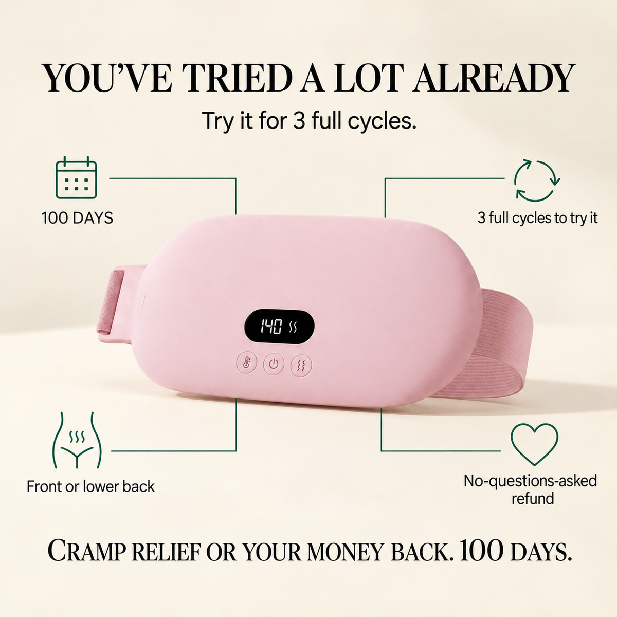 Period Pain Relief Belt